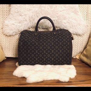 Louis Vuitton Speedy Idylle Fusain Mini lin 30